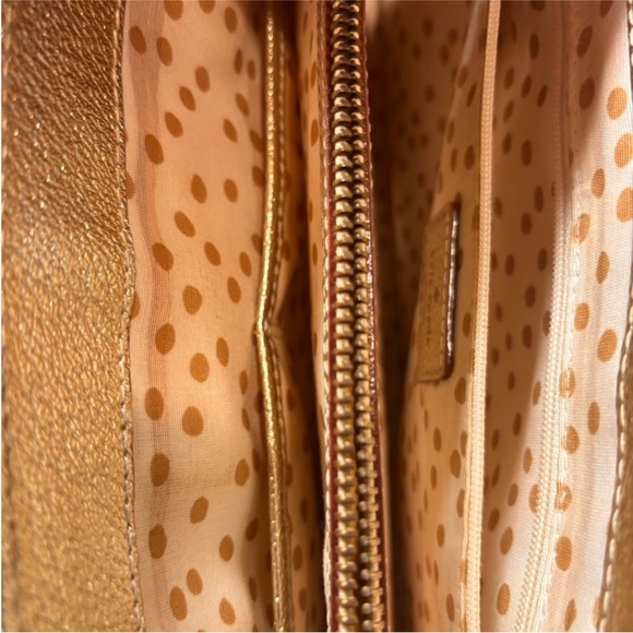 Kate Spade Wellesley Gold tote around 9.5"x 12"x 4.5" - Picture 11 of 11